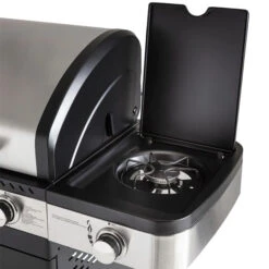 Pack Cuisine Extérieure FIDGI 3 Avec Barbecue Gaz + Desserte + Evier 17 Pack Cuisine Extérieure FIDGI 3 Avec Barbecue Gaz + Desserte + Evier -Le Monde du Barbecue Soldes Boutique barbecue gaz cook in garden fidgi 3 rechaud lateral min 3