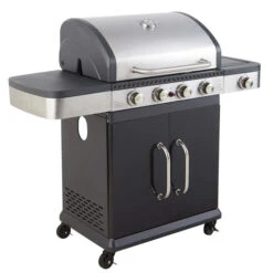 Pack Cuisine Extérieure FIDGI 4 Avec Barbecue Gaz + Desserte + Evier -Le Monde du Barbecue Soldes Boutique barbecue gaz cook in garden fidgi 4 seul min 1