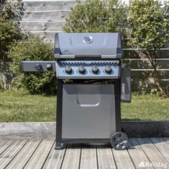 Barbecue à Gaz Napoleon Freestyle F425SBPGT 4 Brûleurs + Réchaud -Le Monde du Barbecue Soldes Boutique barbecue gaz napoleon freestyle 425 08 1