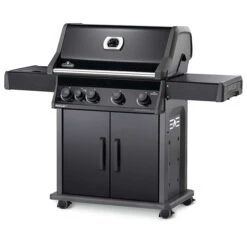 Pack Barbecue à Gaz Napoleon ROGUE XT 525 SIB Noir + Housse Et Plancha -Le Monde du Barbecue Soldes Boutique barbecue gaz napoleon rogue xt 525 noir 3 1