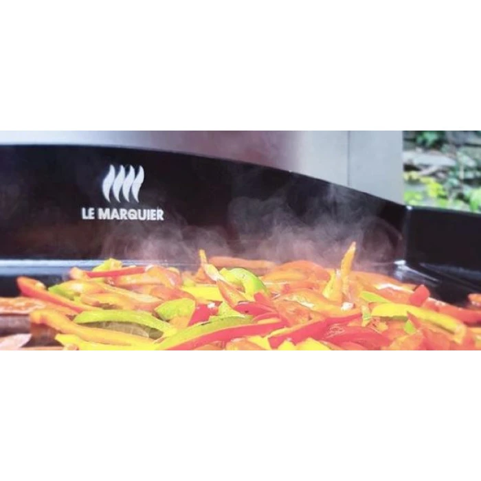 Barbecue Mendy + Plancha Baia 260 Le Marquier Sur Chariot Mixte Ardoise 4 Barbecue Mendy + Plancha Baia 260 Le Marquier Sur Chariot Mixte Ardoise – Image 3