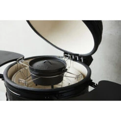 BARBECOOK Set De Cuisson Divide & Conquer Pour Kamados Avec Grille 53cm Kamal Ou K24 -Le Monde du Barbecue Soldes Boutique bc acc 7441 set cuisson kamado barbecook kamal 59cm cocotte