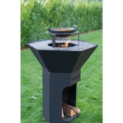 Le Monde du Barbecue Soldes Boutique -Le Monde du Barbecue Soldes Boutique bc acc 7456 support wok cocotte dynamic brasero barbecook nestor ambiance 2