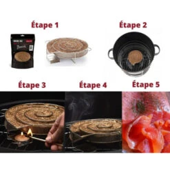 Kit Générateur De Fumée Froide Barbecook + 1 Sachet De Sciure -Le Monde du Barbecue Soldes Boutique bc smo 5016 fumoir a froid sciure barbecook utilisation 1 2