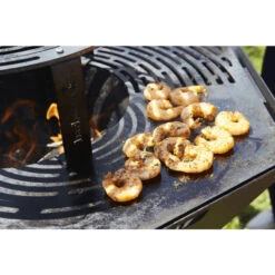 Brasero Plancha Barbecook Nestor Original - Acier Noir Galvanisé -Le Monde du Barbecue Soldes Boutique bc woo 6022 brasero barbecook nestor original acier galvanise nourriture plaque