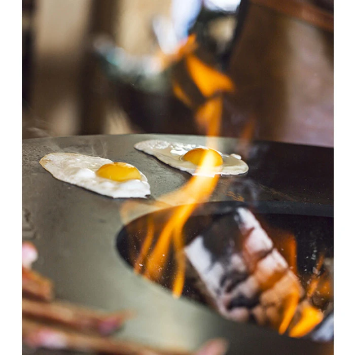 Brasero Plancha OFYR Island PRO Corten 100 Céramique Gris Anthracite + Housse Offerte 4 Brasero Plancha OFYR Island PRO Corten 100 Céramique Gris Anthracite + Housse Offerte – Image 2