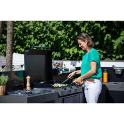 Cuisine D'extérieur ENO Modulo Acier Pour Plancha - 5 Modules Avec Cuisinière -Le Monde du Barbecue Soldes Boutique cuisine modulo 5 cuisiniere 8