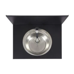 Modulo Evier - Coloris Inox Et Noir - Pour Cuisine D'extérieur ENO -Le Monde du Barbecue Soldes Boutique modulo inox noir evier cuisine exterieur eno 3