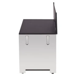 Modulo Pour Poser Une Plancha - Coloris Inox Et Noir - Cuisine D'extérieur ENO -Le Monde du Barbecue Soldes Boutique modulo inox noir plancha cuisine exterieur eno 3 min