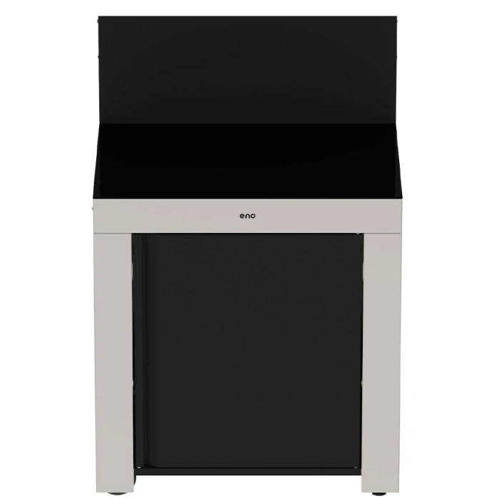 Modulo Plan De Travail - Coloris Inox Et Noir - Pour Cuisine D'extérieur ENO 3 Modulo Plan De Travail - Coloris Inox Et Noir - Pour Cuisine D'extérieur ENO