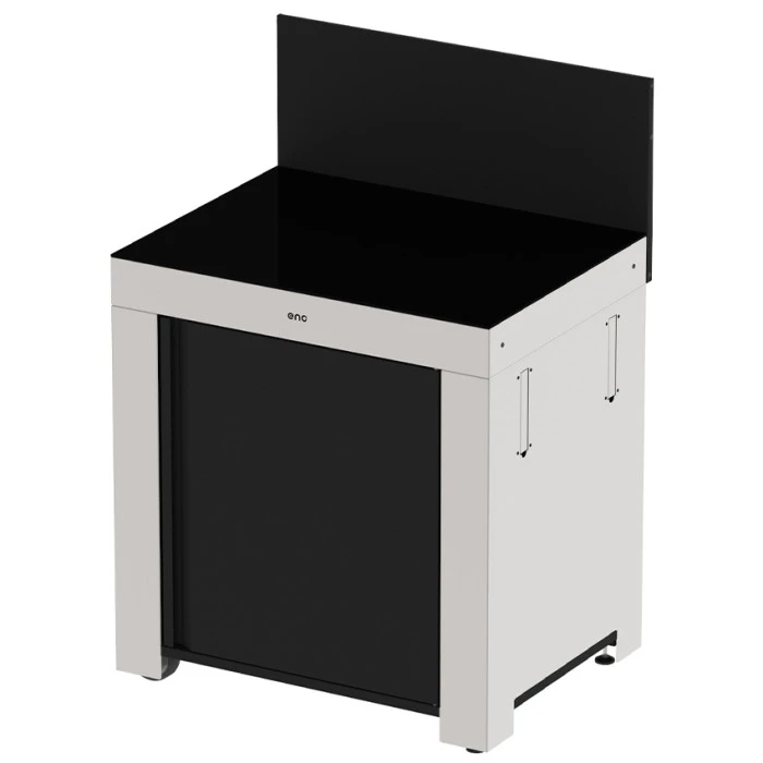 Modulo Plan De Travail - Coloris Inox Et Noir - Pour Cuisine D'extérieur ENO 5 Modulo Plan De Travail - Coloris Inox Et Noir - Pour Cuisine D'extérieur ENO – Image 3