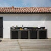 Cuisine D'extérieur ENO Modulo Acier Pour Plancha - 4 Modules -Le Monde du Barbecue Soldes Boutique modulo plan travail acier 3 3