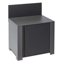 Modulo Pour Poser Une Plancha - Gris Acier - Cuisine D'extérieur ENO -Le Monde du Barbecue Soldes Boutique modulo plancha acier cuisine exterieur eno 1