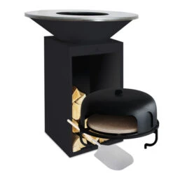 Produits populaires 17 Pack Brasero Plancha OFYR Classic 85 Noir Avec Stockage + Four Ă Pizza