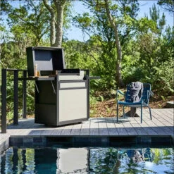 Pack Plancha Forge Adour PREMIUM 60 Acier Noir Et Gris + Chariot Et Capot 9 Pack Plancha Forge Adour PREMIUM 60 Acier Noir Et Gris + Chariot Et Capot -Le Monde du Barbecue Soldes Boutique pack plancha gaz forge adour premium 60 acier noir gris 2