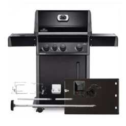 Le Monde du Barbecue Soldes Boutique 25 Pack Barbecue à Gaz Napoleon ROGUE 425 Réchaud + Plancha Et Rôtissoire