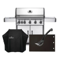 Le Monde du Barbecue Soldes Boutique 21 Pack Barbecue à Gaz Napoleon ROGUE XT 625 SIB Inox + 3 Accessoires