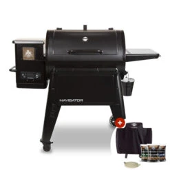 Produits populaires 1 Pack Barbecue Pit Boss Navigator 850 + Housse + 3 Sacs Pellets + Pierre Ă Pizza