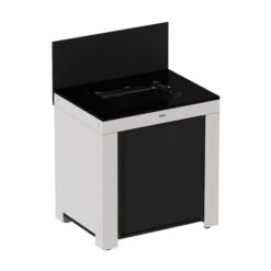 Modulo Table De Cuisson Master 2 Brûleurs - Coloris Inox Et Noir - Pour Cuisine D'extérieur ENO -Le Monde du Barbecue Soldes Boutique pmod8506 1 modulo master noir et inox eno