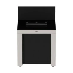 Modulo Table De Cuisson Master 2 Brûleurs - Coloris Inox Et Noir - Pour Cuisine D'extérieur ENO -Le Monde du Barbecue Soldes Boutique pmod8506 2 modulo master noir et inox eno
