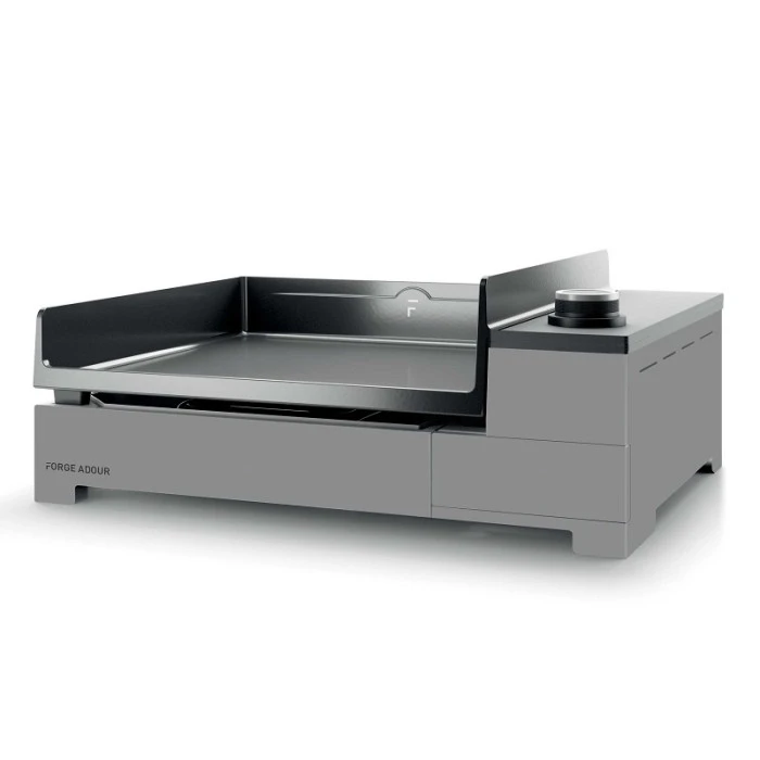 Plancha électrique Forge Adour PREMIUM 45 Acier Noir Et Gris 3 Plancha électrique Forge Adour PREMIUM 45 Acier Noir Et Gris