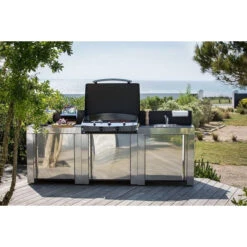 Cuisine D'extérieur ENO Modulo Inox Pour Plancha - 4 Modules -Le Monde du Barbecue Soldes Boutique reduit mod4103 a2 modulo evier hpl eno min